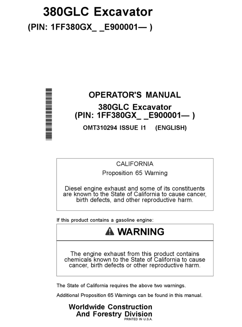 Worldwide Construction And Forestry Division 380GLC Operator's manual Worldwide Construction And Forestry Division 380GLC Operator's manual