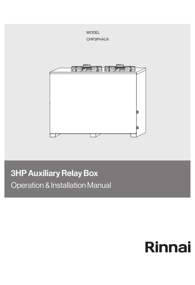 Rinnai CHP3PHAUX User manual