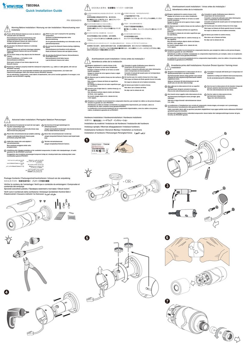 Vivotek TB5396A User manual