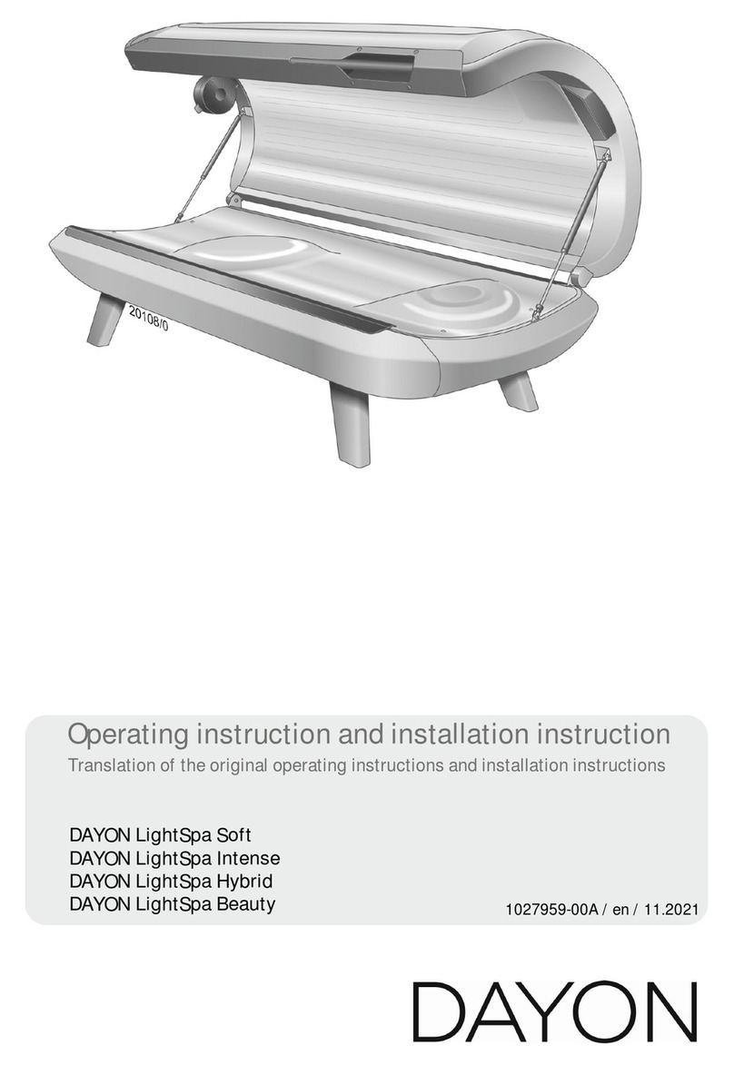 JK-Products DAYON LightSpa Soft Operating	 instruction