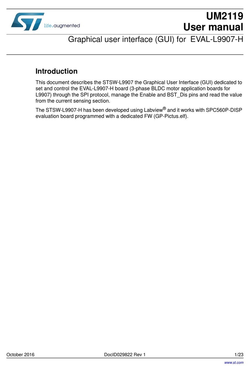 STMicroelectronics STSW-L9907-H User manual