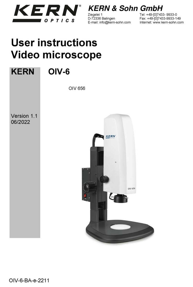 KERN Optics OIV-6 User instructions