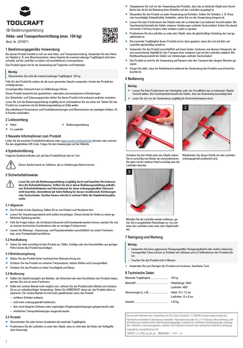 TOOLCRAFT 2576671 operating instructions