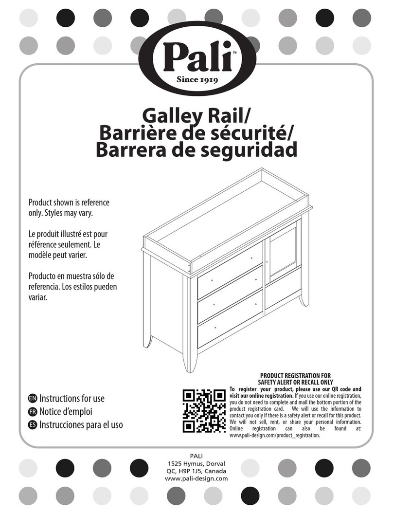 PALI Galley Rail Instructions for use PALI Galley Rail Instructions for use