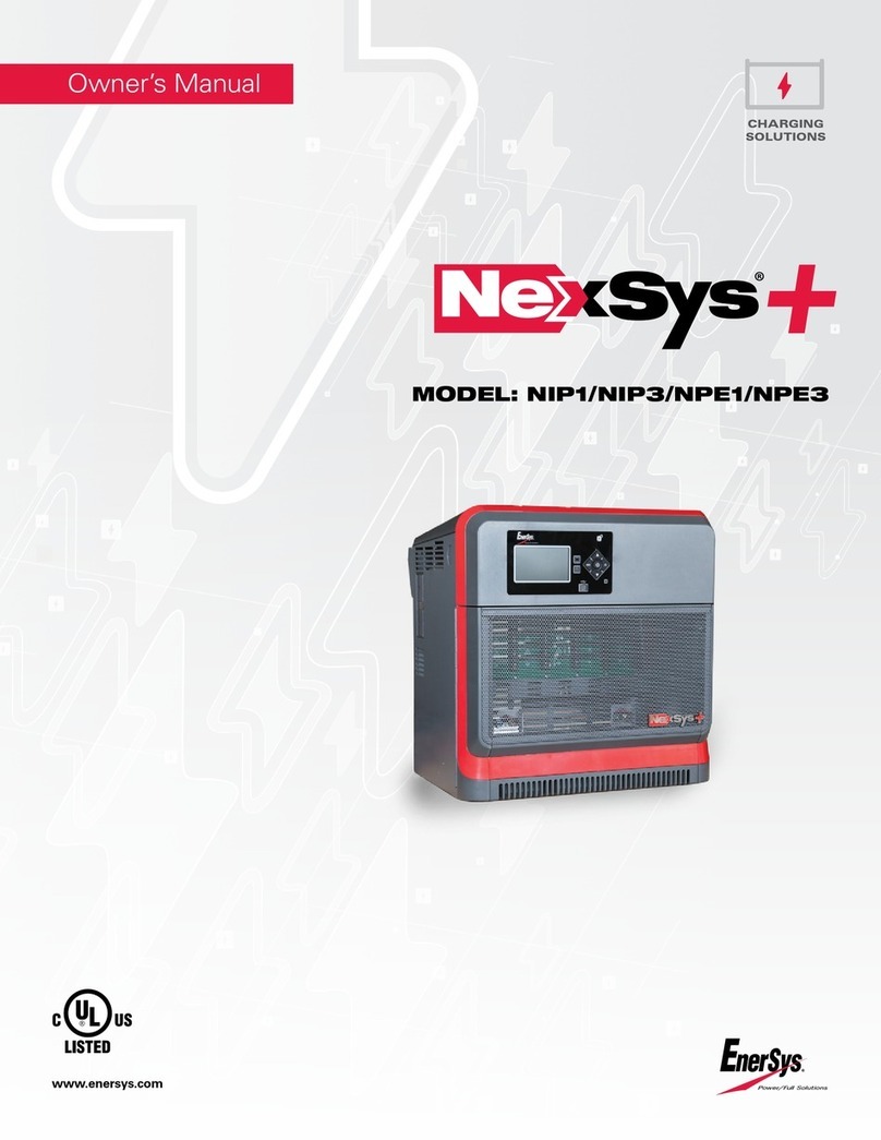 EnerSys NexSys+ NIP1 owner's manual