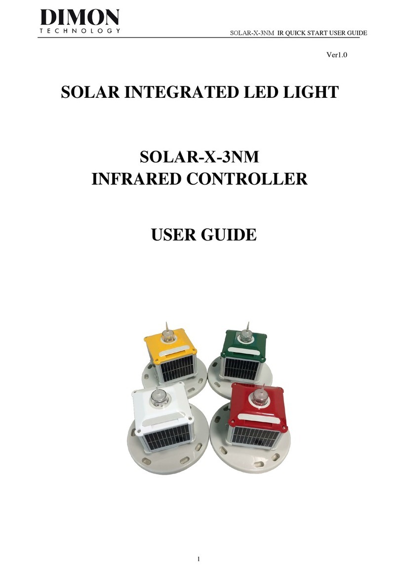 DIMON TECHNOLOGY SOLAR-X-3NM User manual