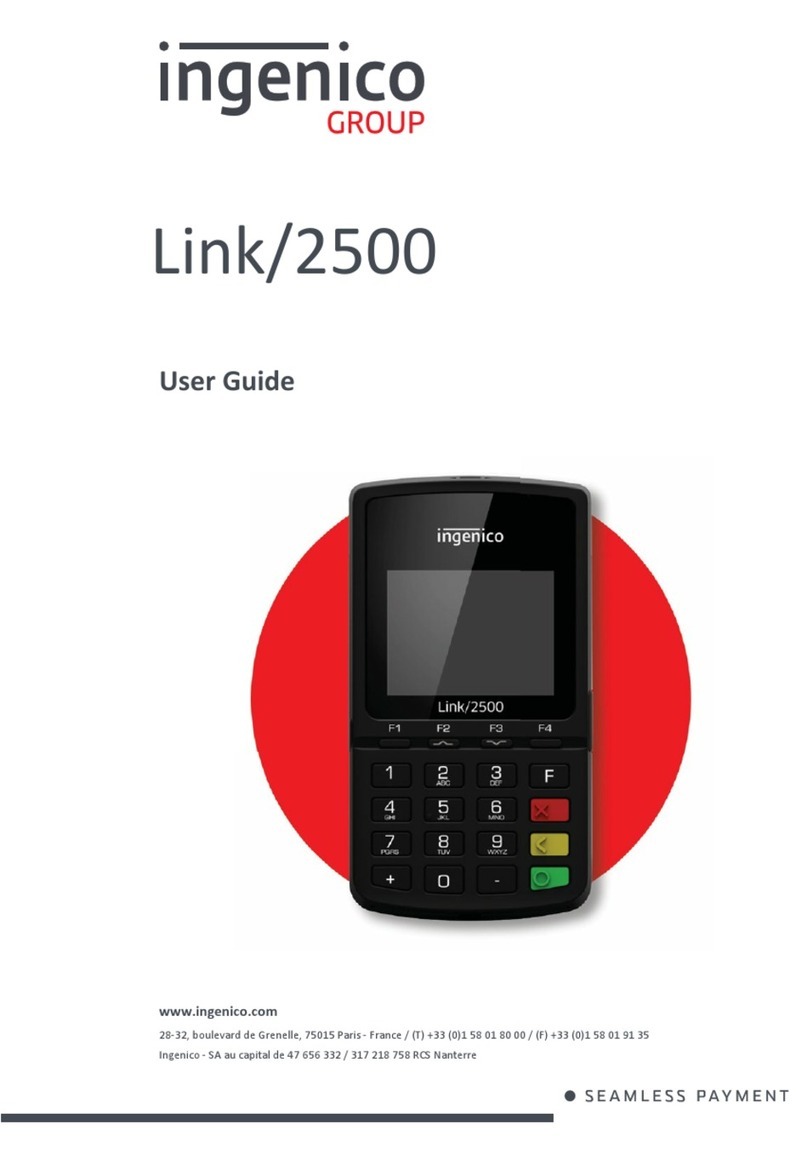 Ingenico group Link/2500 User manual