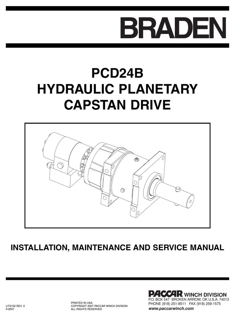 BRADEN PCD24B Manual
