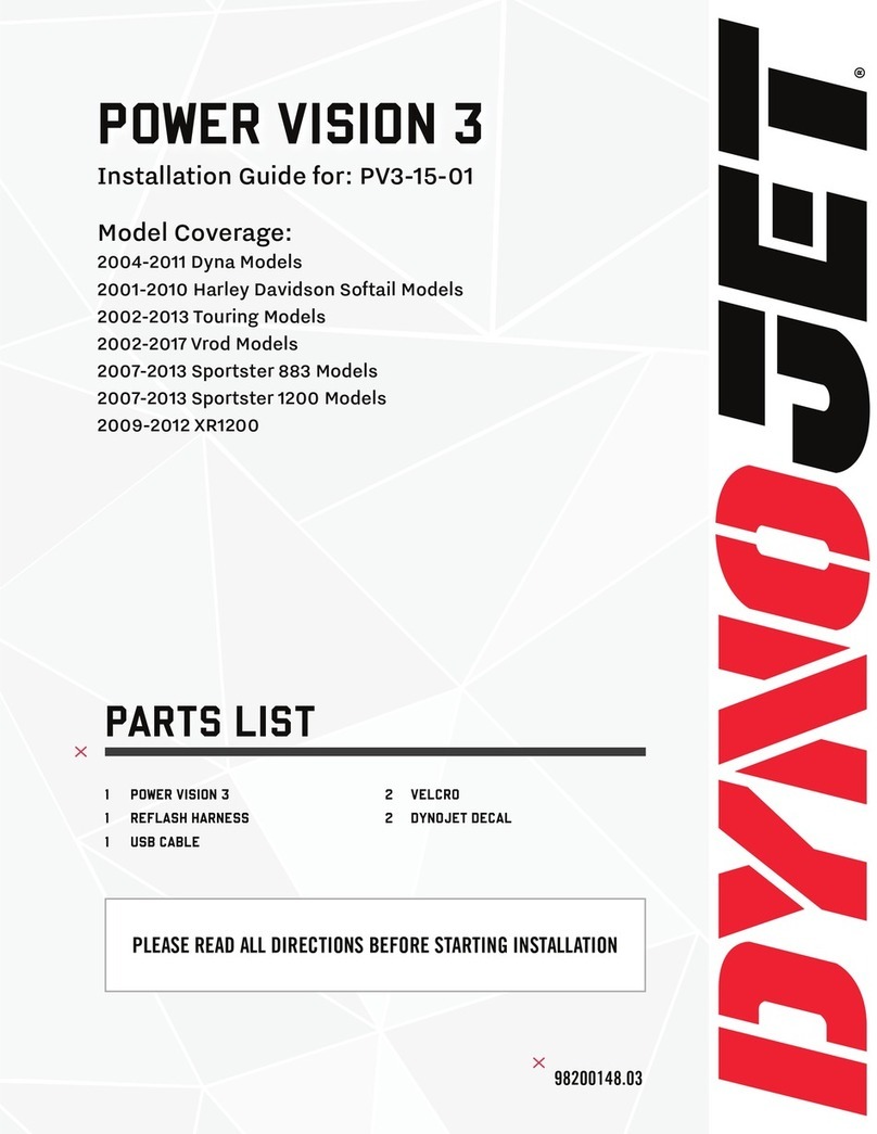 Dynojet POWER VISION 3 installation guide Dynojet POWER VISION 3 installation guide