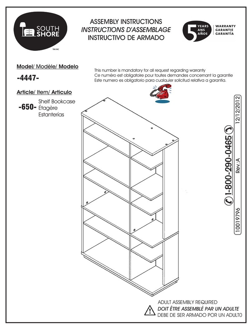 SouthShore 4447 Assembly instructions