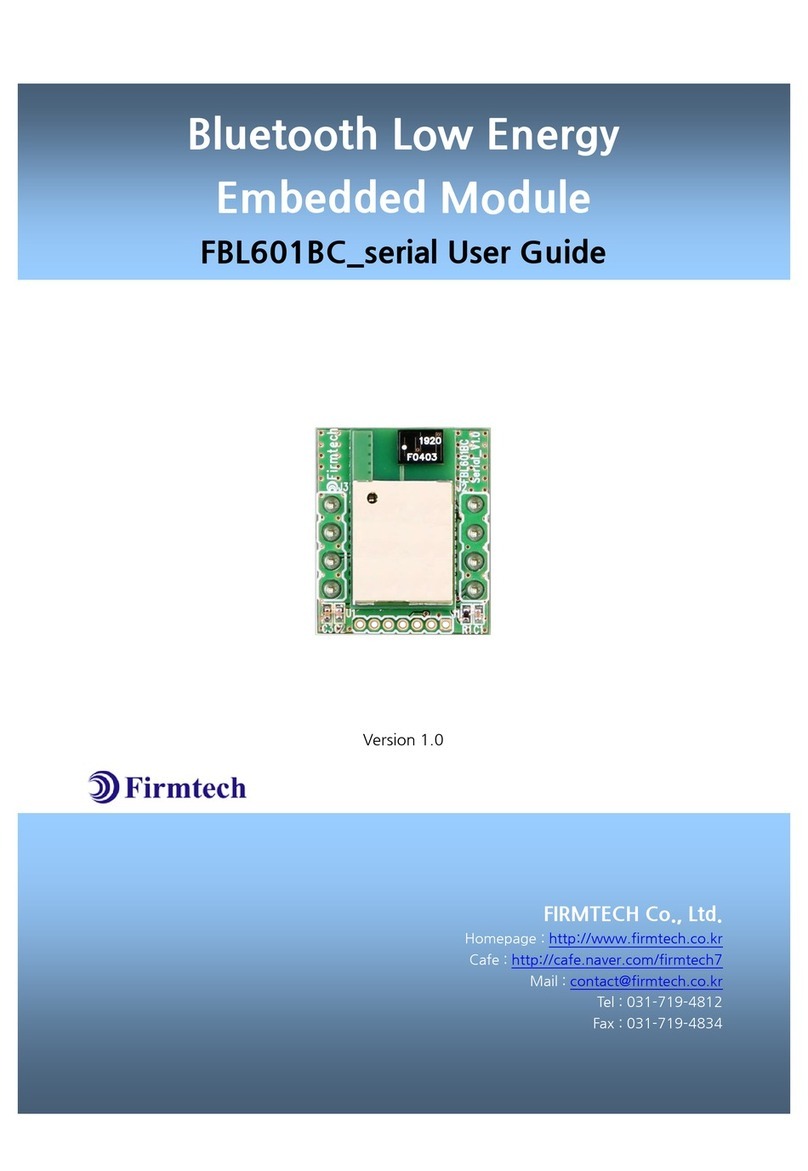 Firmtech FBL601BC Series user manual