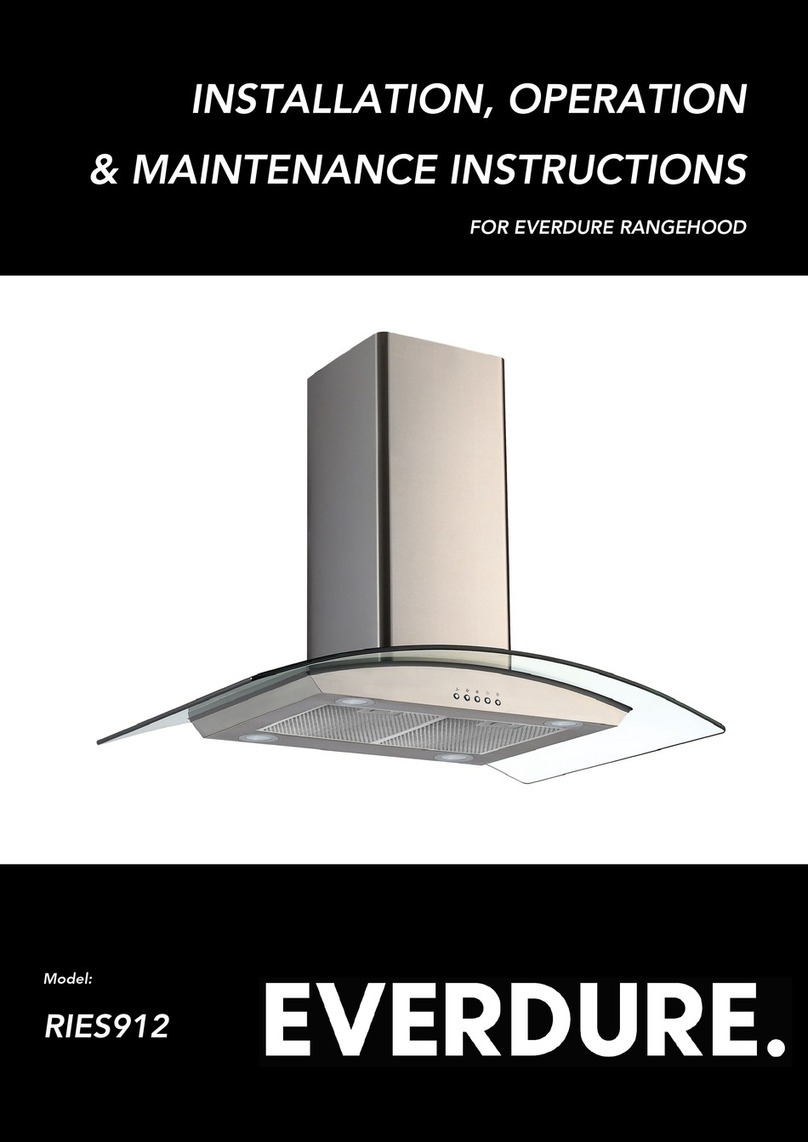 Everdure RIES912 Installation, operation & maintenance instructions