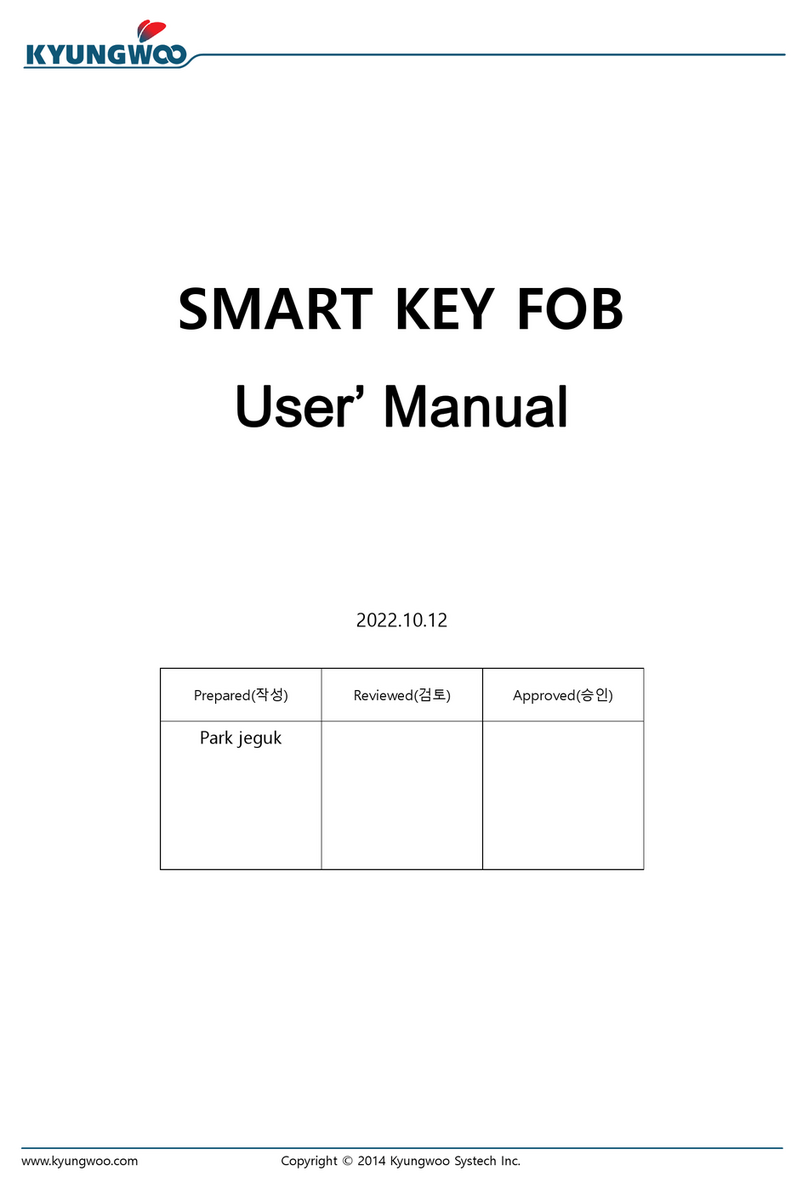 Kyungwoo SMK TAG B PCB user manual