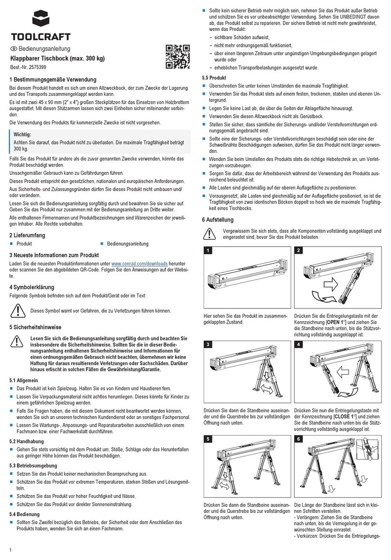 TOOLCRAFT 2575399 User manual