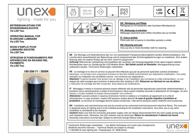 Unex 180-206-71 User manual