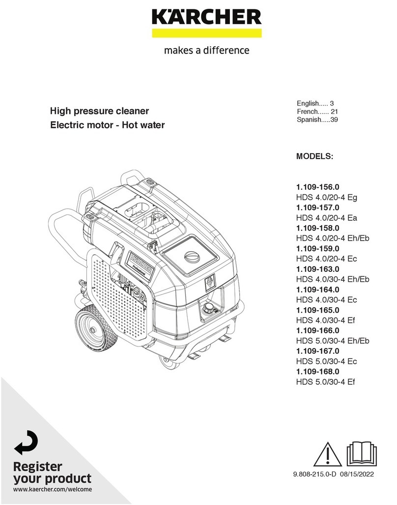 Kärcher HDS 4.0/20-4 Eg User manual