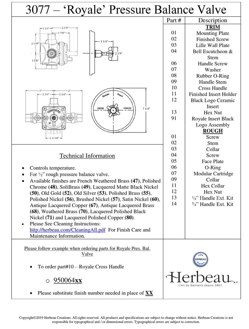 Herbeau Royale 3077 quick start guide