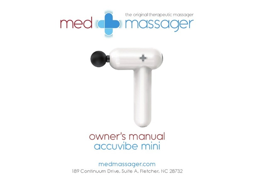 MedMassager accuvibe mini owner's manual MedMassager accuvibe mini owner's manual
