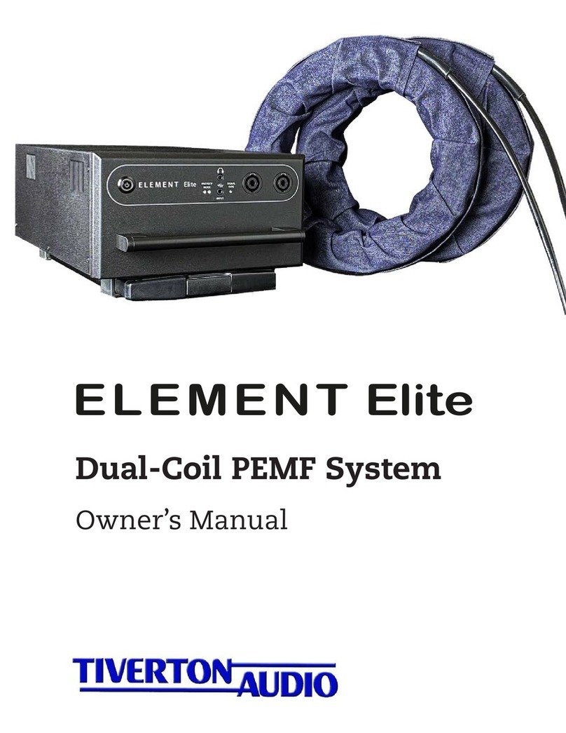 TIVERTON AUDIO ELEMENT Elite owner's manual