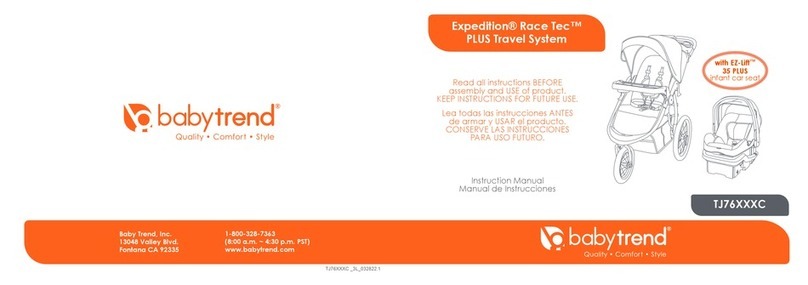 Baby Trend Expedition Race Tec PLUS TJ76 C Series instruction manual