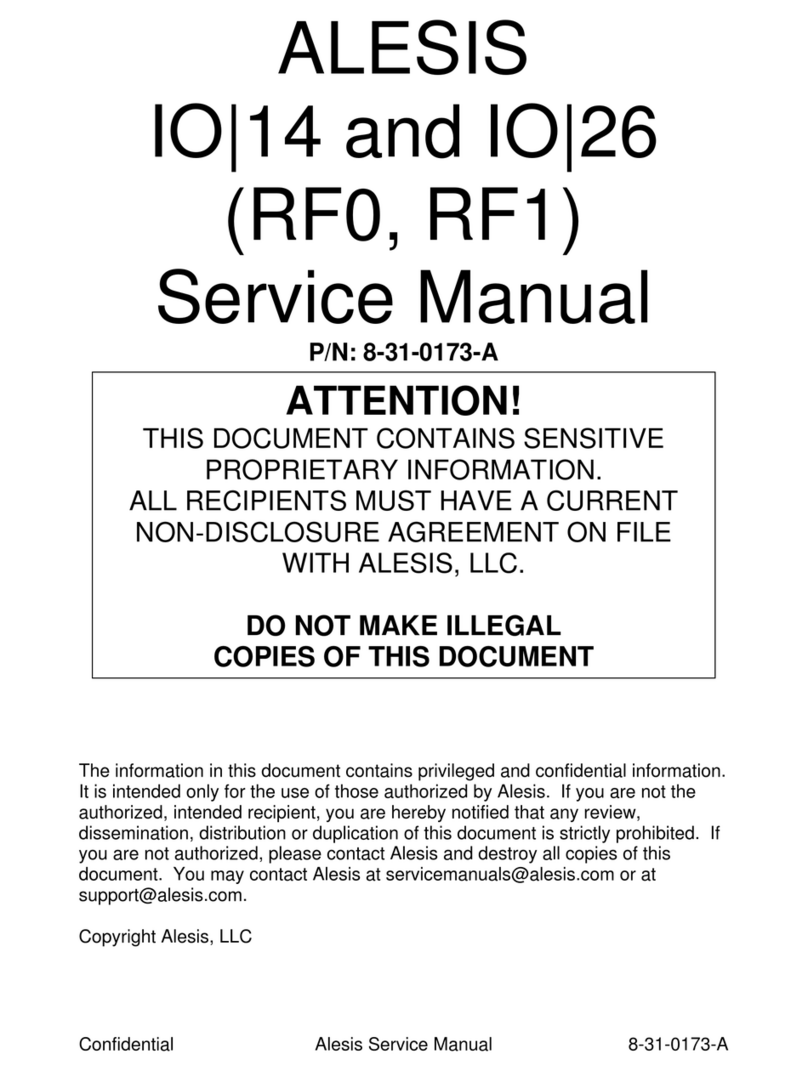 Alesis iO14 User manual