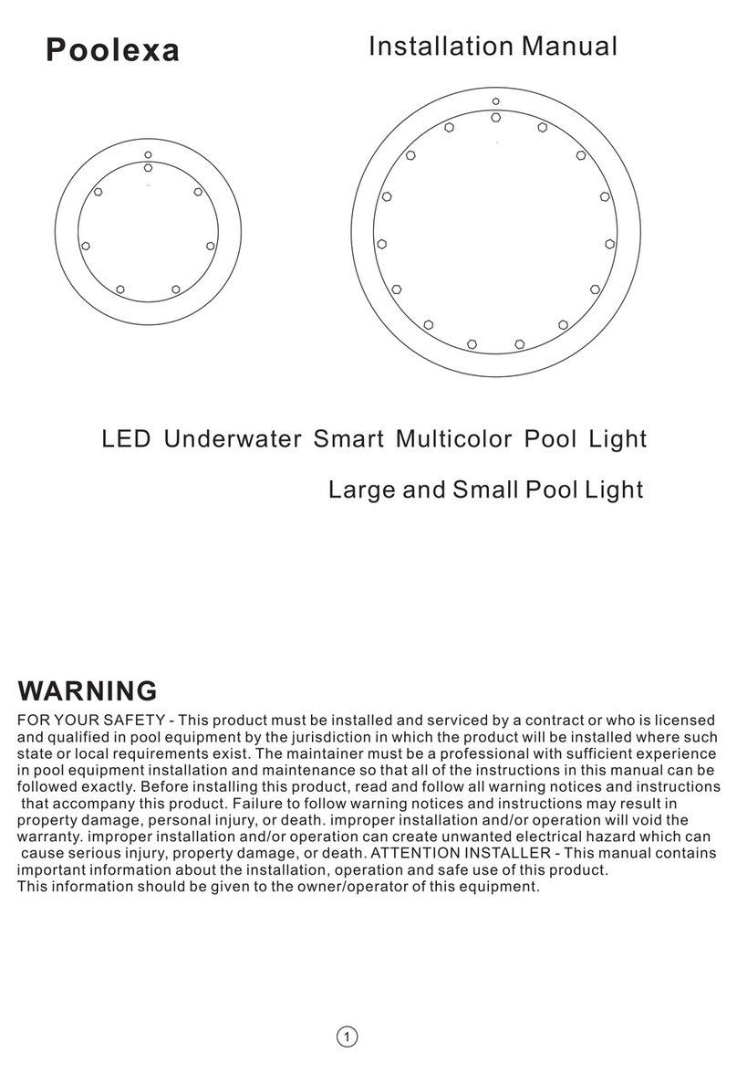 Poolexa Jandy Pro Series User manual