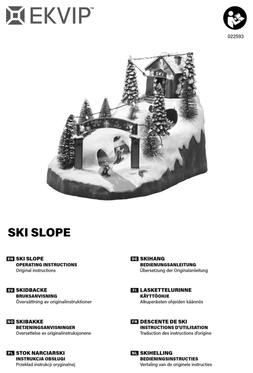 EKVIP SKI SLOPE operating instructions