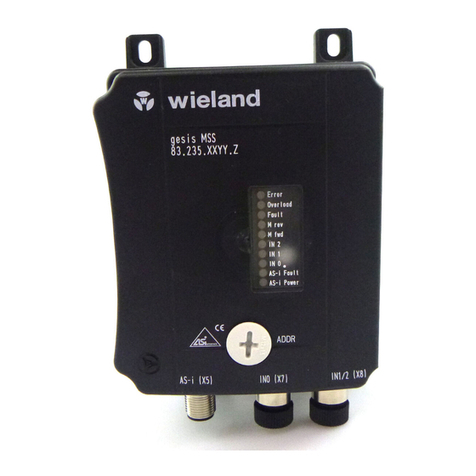 Wieland gesis MSS PAV 3I/W 1,5 User manual
