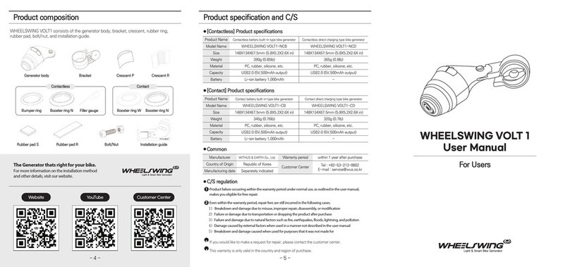 WHEELSWING VOLT 1 user manual