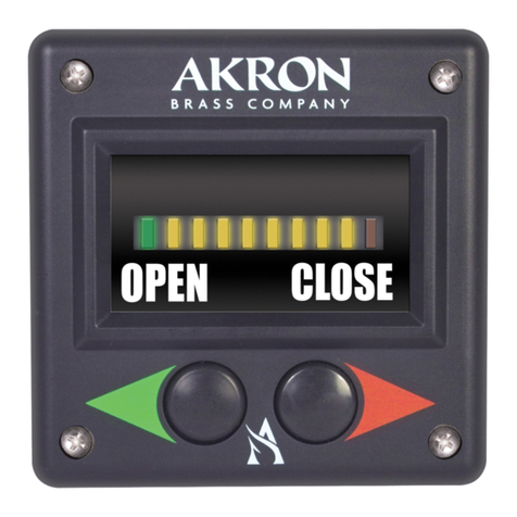 Akron 9313 Series Installation & operating instructions