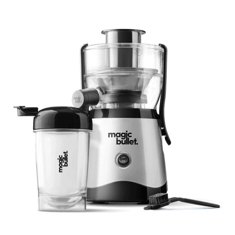 Magic Bullet Mini juicer user guide