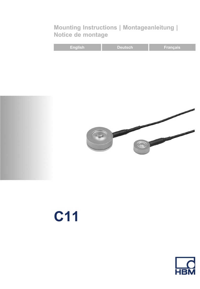 HBM C11 Series Mounting instructions
