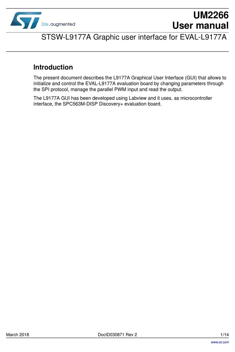 STMicroelectronics STSW-L9177A user manual