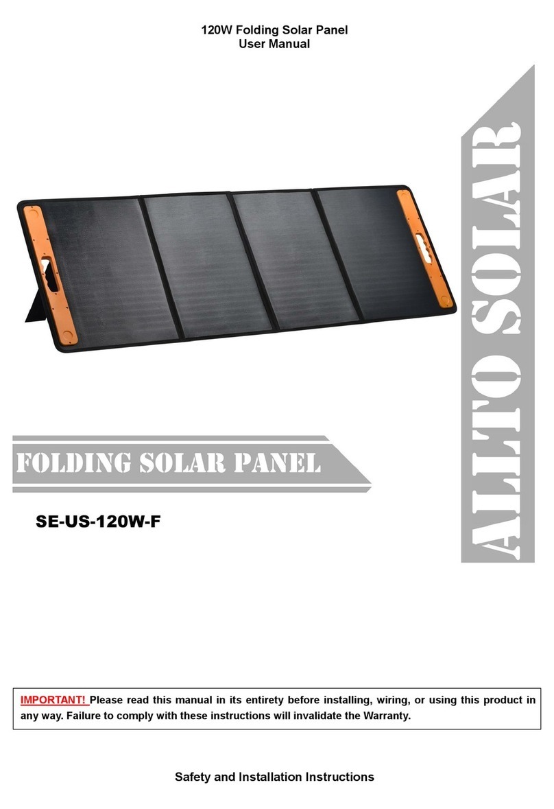 ALLTO SOLAR SE-US-120W-F user manual