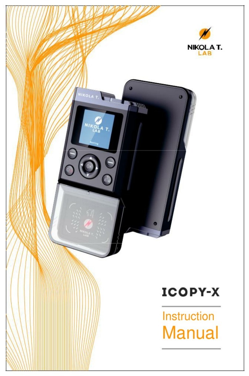NIKOLA T. LAB ICOPY-X instruction manual