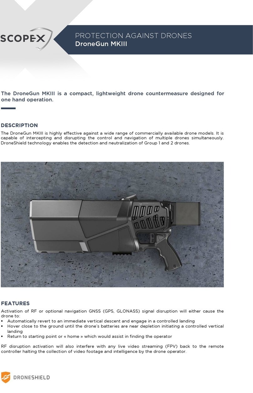 SCOPEX DroneGun MKIII Operation