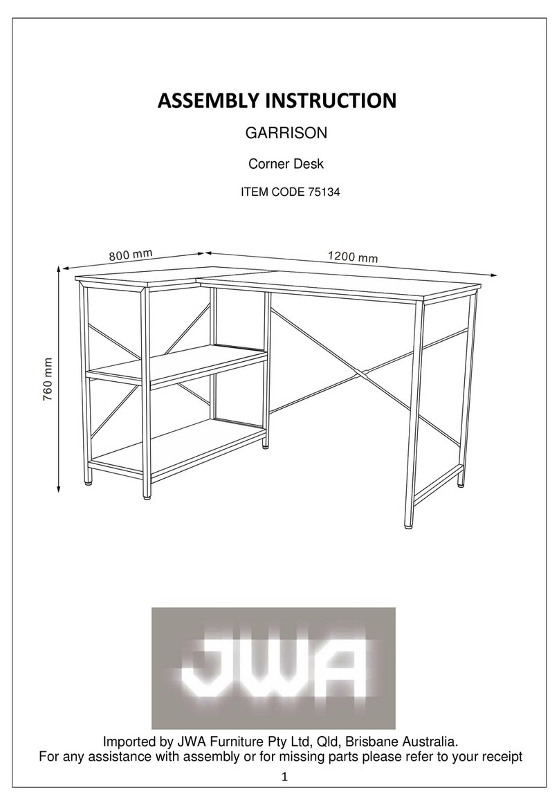 JWA GARRISON 75134 Assembly instruction