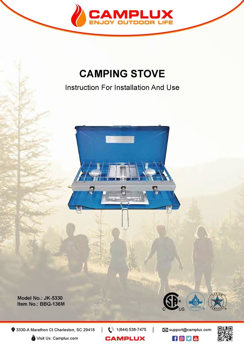 Camplux JK-5330 User manual