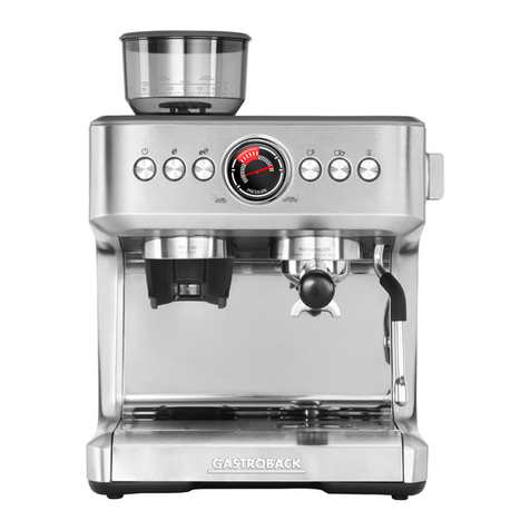 Gastroback DESIGN ESPRESSO ADVANCED DUO User manual