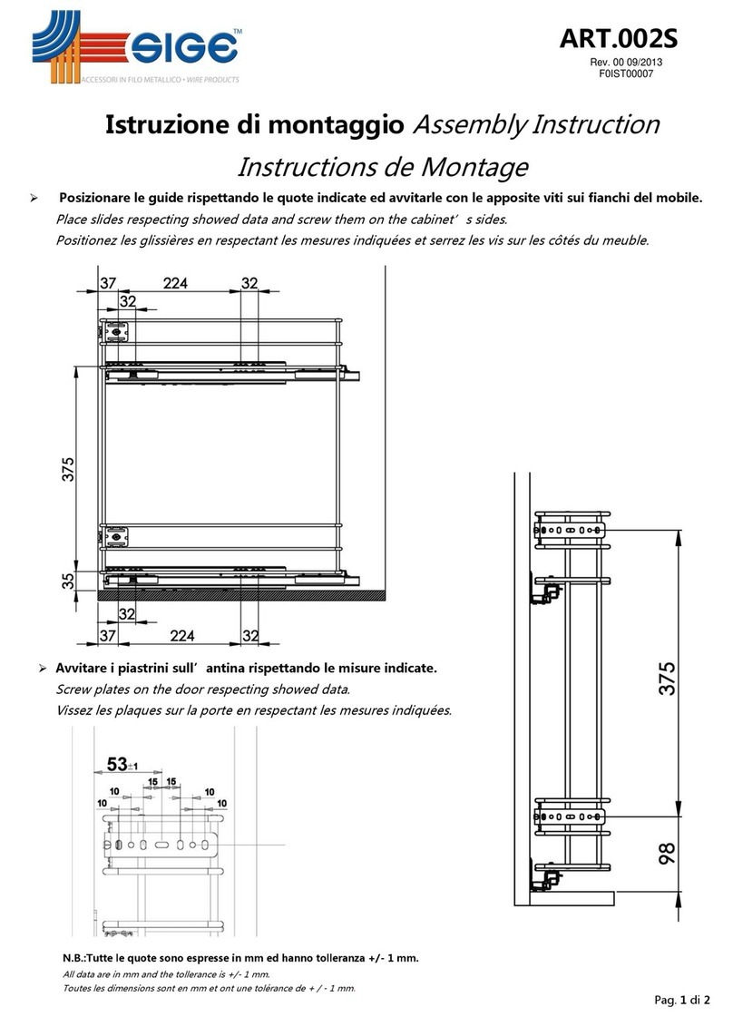 SIGE 002S Assembly instruction SIGE 002S Assembly instruction