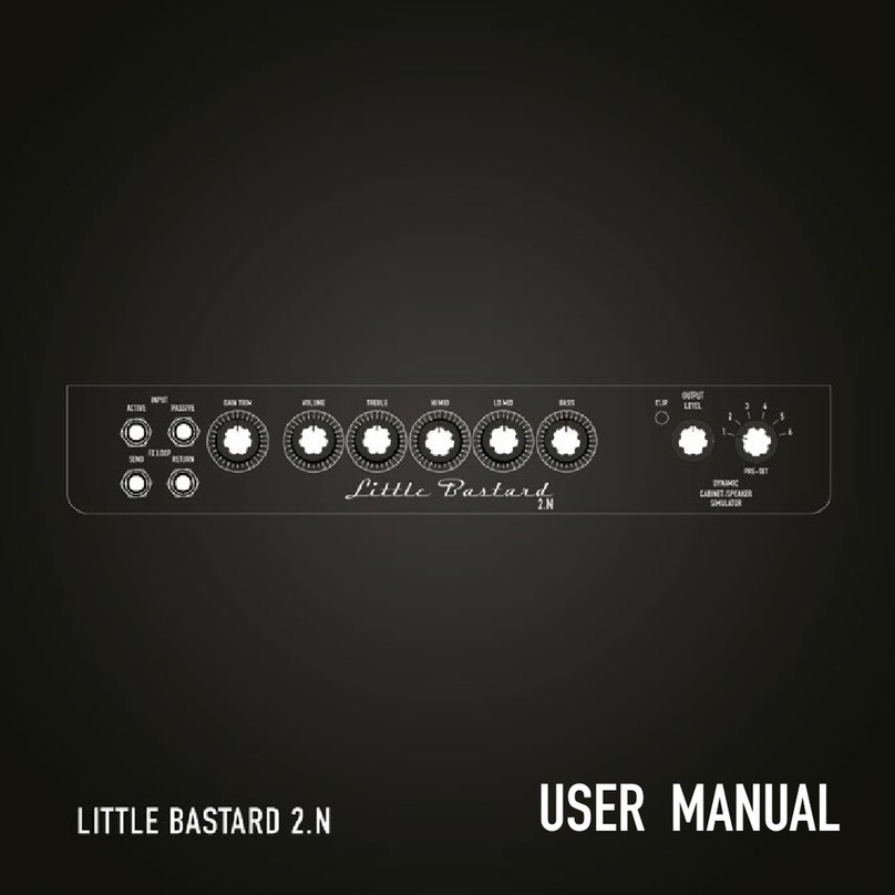 Ashdown LITTLE BASTARD 2.N user manual