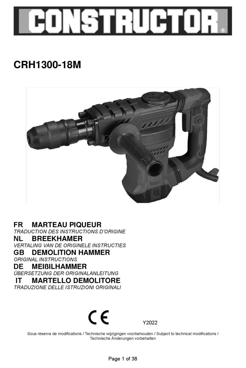 Constructor CRH1300-18M Original instructions