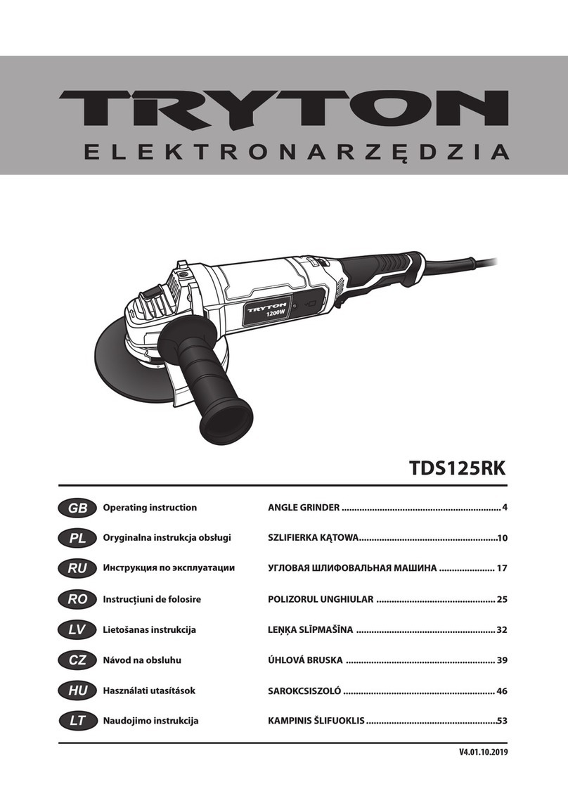 Tryton TDS125RK User manual