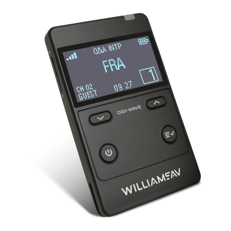 Williams AV Digi-Wave 400 Series User manual