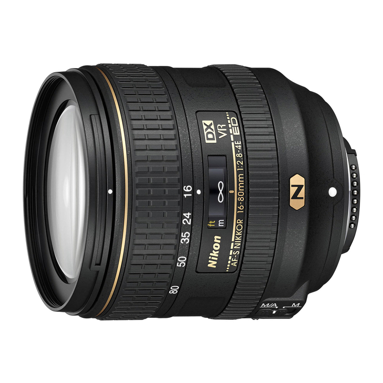 Nikon NIKKOR AF-S DX 16-80mm f/2.8-4E ED VR user manual