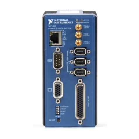 National Instruments NI Vision CVS-1450 Series quick start guide