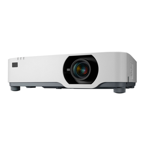 NEC P627UL Quick setup guide