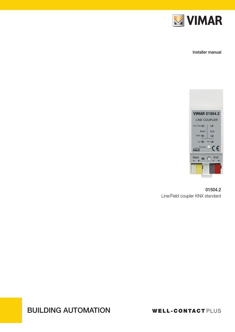 Vimar 01504.2 Installer manual