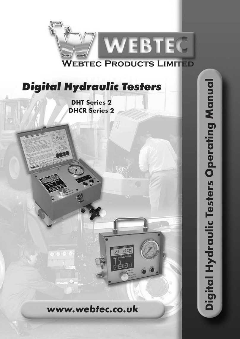 WEBTEC DHT 2 Series operating manual