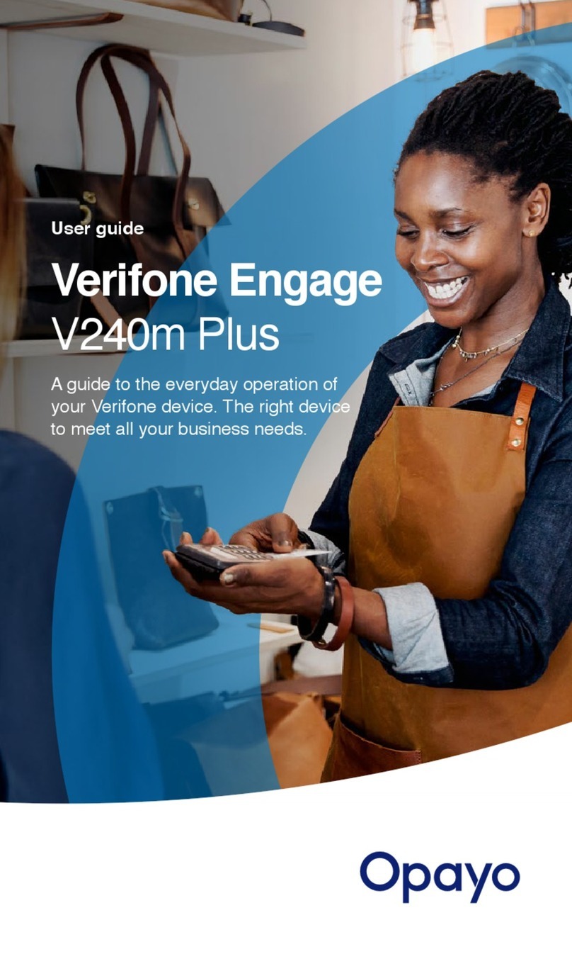 VeriFone Engage V240m Plus user guide